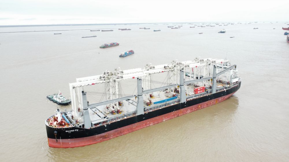 交付在即 | GENMA品牌埃及40臺全電RTG項目最后一批設備啟航(圖1)