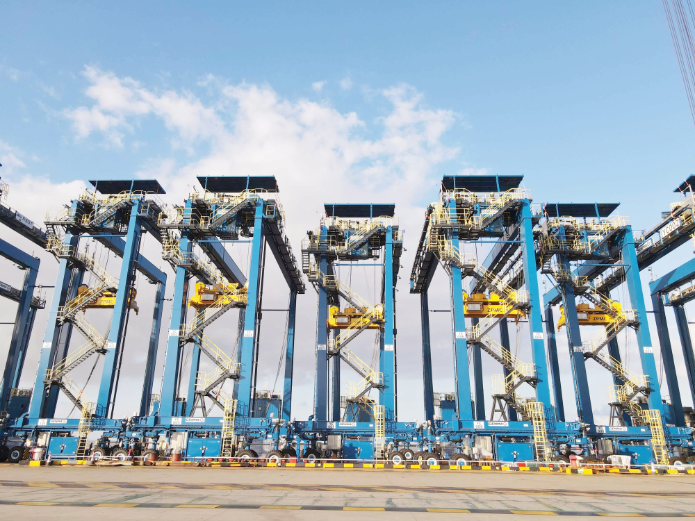 10臺GENMA混動RTG順利發運 助力RSGT孟加拉碼頭現代化升級(圖1)