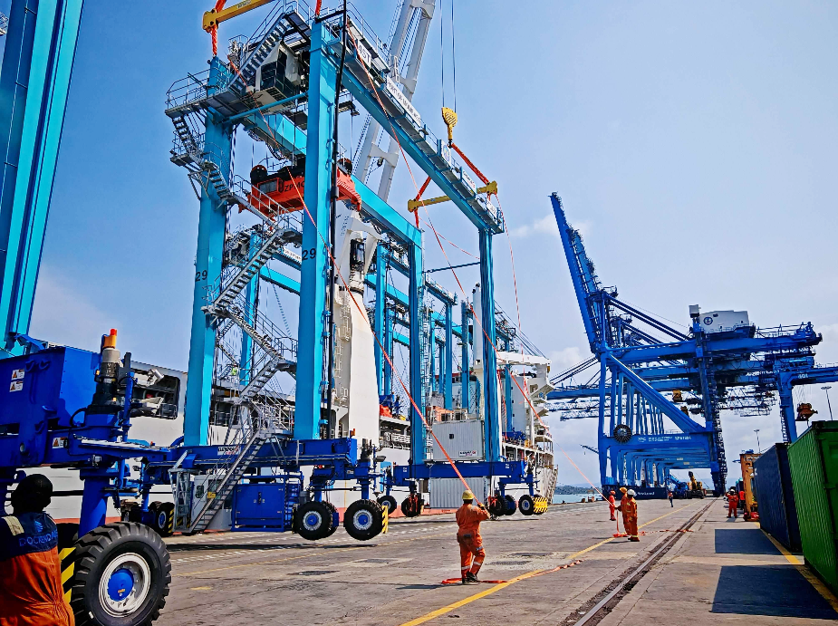 GENMA 10臺45噸混動RTG交付東非客戶，卓越履約能力持續(xù)贏得客戶信賴(圖1)