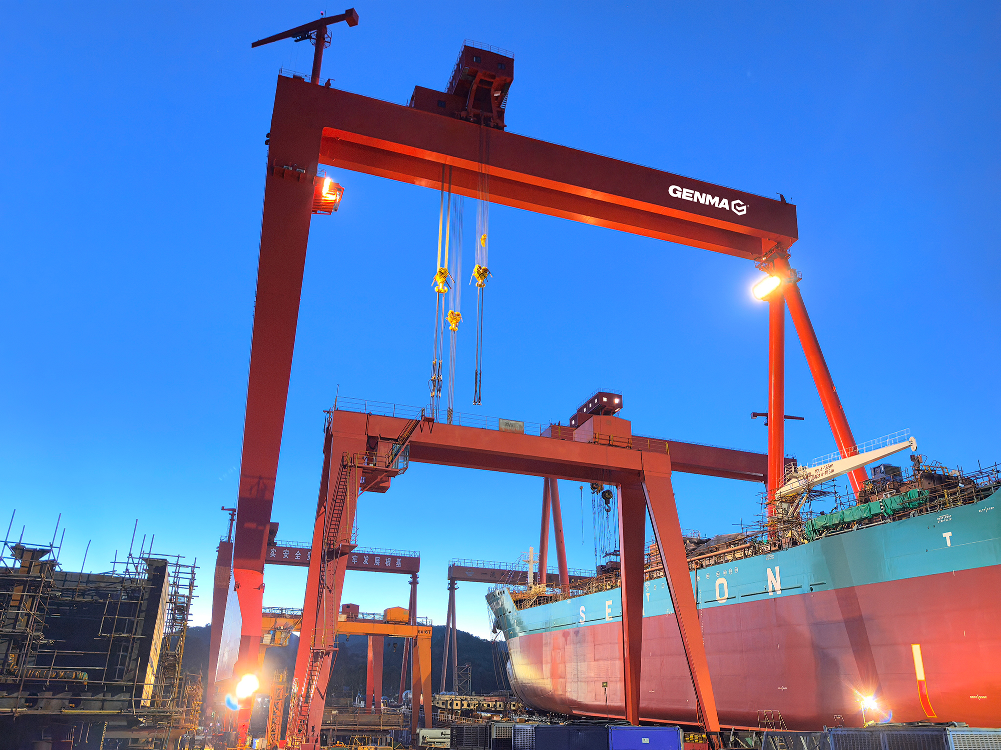 喜報 | GENMA成功中標一臺造船門式起重機項目(圖1) 喜報 | GENMA成功中標一臺造船門式起重機項目(圖1)